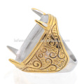 New and hot selling in indonesia online buying stainless steel gold ring men jewelry